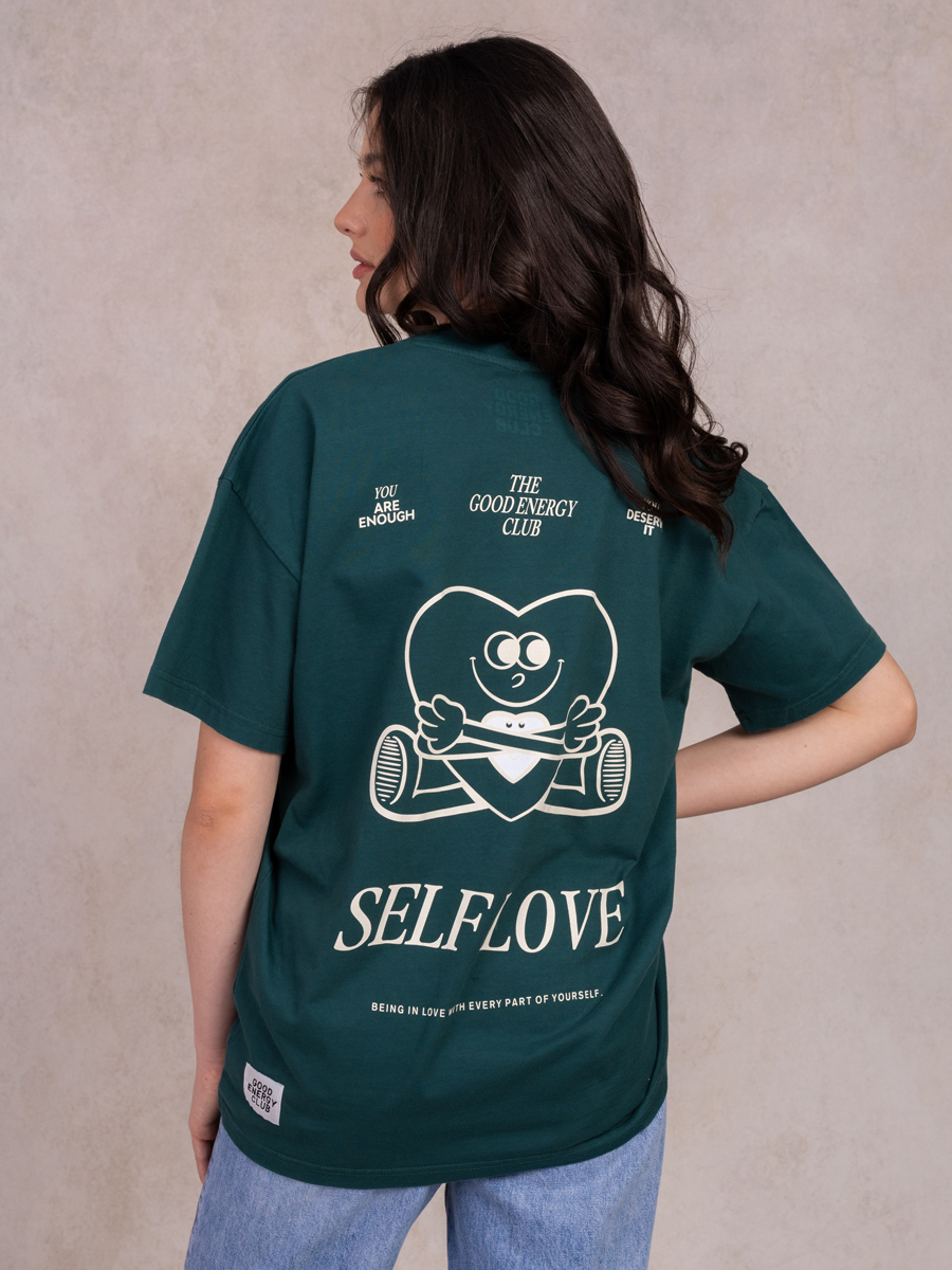 Self Love Shirt grün