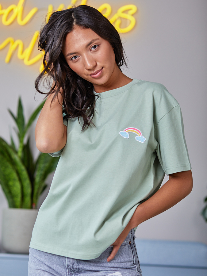 GEC Woman Shirt - Rainbow mint